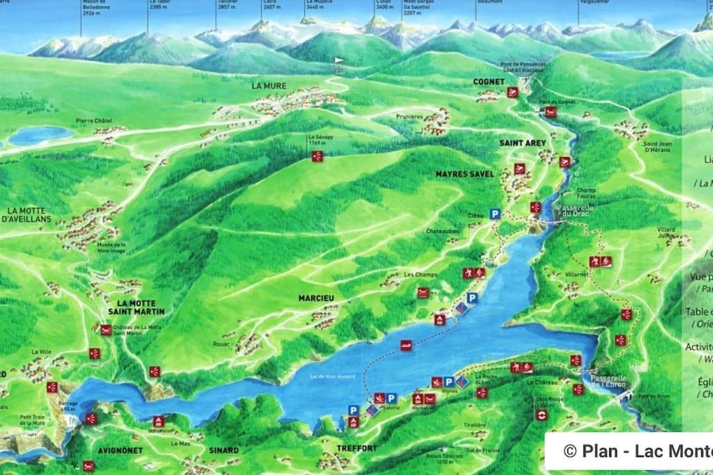Grenoble Sud Varces Suite Privatisee Au Pied Des Montagnes Eksteriør bilde
